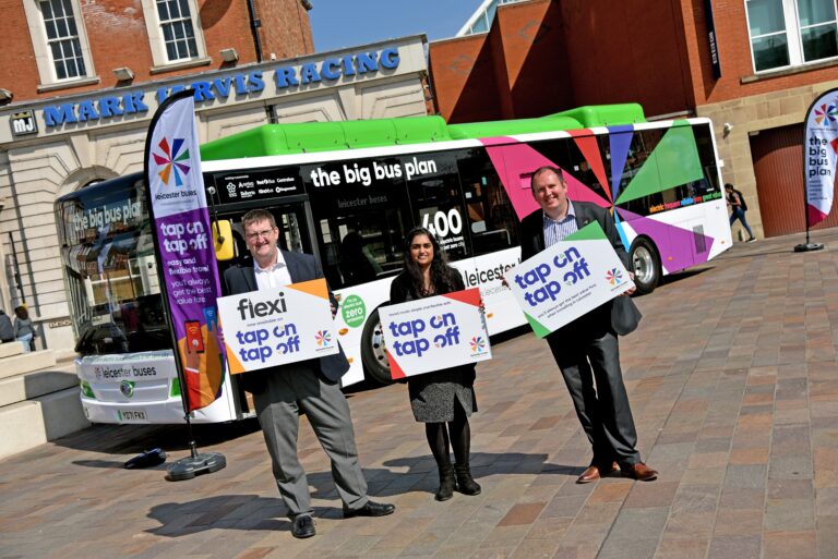 Multi-operator contactless open loop ‘Tap on, Tap off’ bus ticketing successfully launched in Leicester and is the first of its kind in the UK