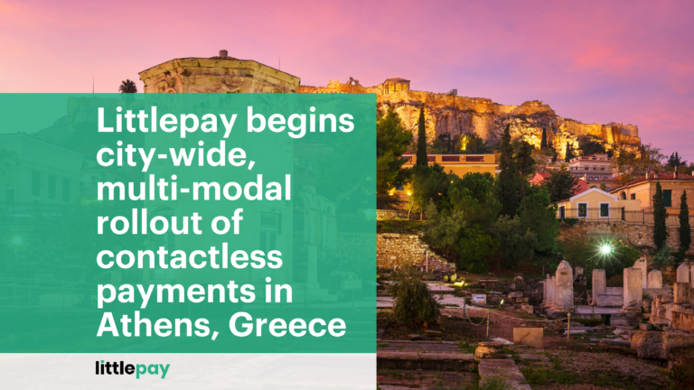 Littlepay begins city-wide, multi-modal rollout of contactless payments in Athens, Greece