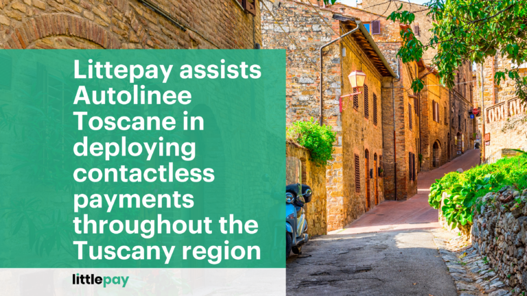 Littepay assists Autolinee Toscane in deploying contactless payments throughout the Tuscany region