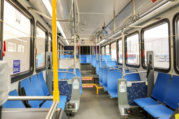 Inside a Coast RTA Bus