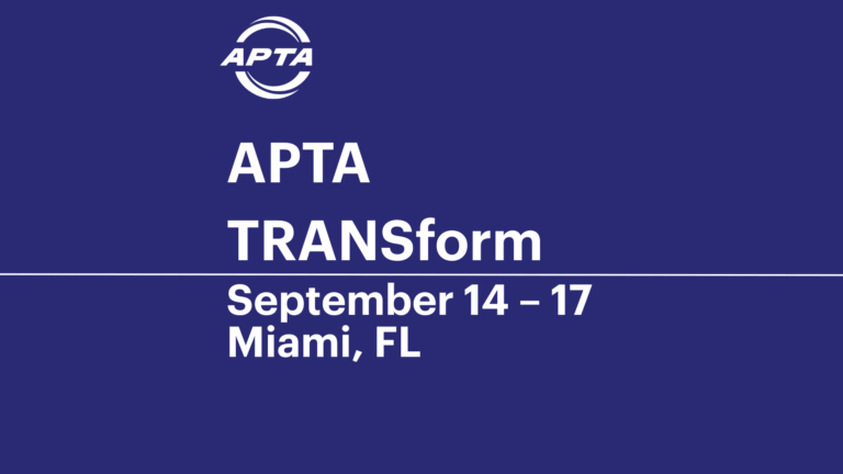 APTA TRANSform Conference