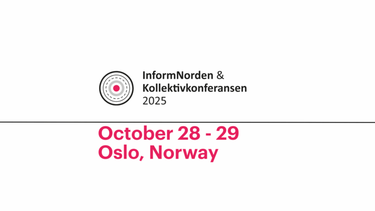 InformNorden & Kollektivkonferansen – booth #8